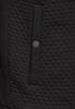 Sweatjacke mit Materialmix black