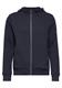 Sweatjacke mit Materialmix night blue