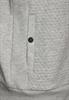 Sweatjacke mit Materialmix warm grey melange