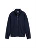 Sweatjacke mit Nylon-Einsätzen sky captain blue