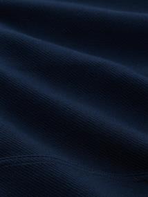 Sweatjacke mit Polokragen sky captain blue