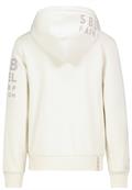 Sweatjacke mit Print offwhite