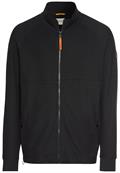 Sweatjacke mit Stehkragen asphalt