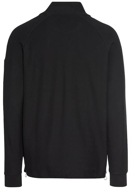 Sweatjacke mit Stehkragen asphalt