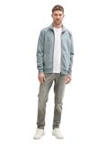 Sweatjacke mit Stehkragen grey mint