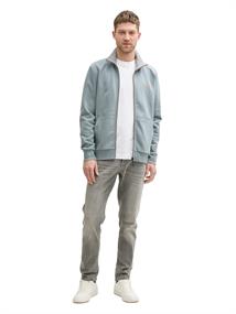 Sweatjacke mit Stehkragen grey mint