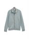 Sweatjacke mit Stehkragen grey mint
