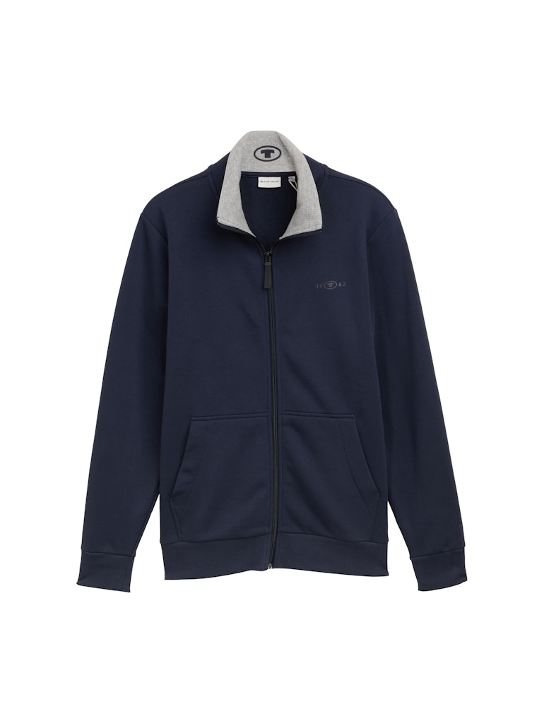 TOM TAILOR Sweatjacke mit Logo Stickerei günstig online kaufen