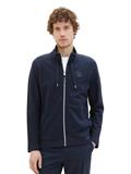 Sweatjacke mit Stehkragen sky captain blue