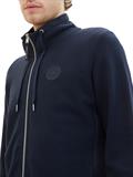 Sweatjacke mit Stehkragen sky captain blue