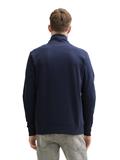 Sweatjacke mit Stehkragen sky captain blue