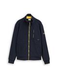 Sweatjacke mit Stehkragen sky captain blue