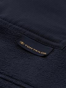 Sweatjacke mit Stehkragen sky captain blue