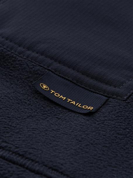 Sweatjacke mit Stehkragen sky captain blue