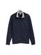 Sweatjacke mit Stehkragen sky captain blue