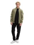 Sweatjacke mit Stehkragen tree moss green