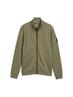 Sweatjacke mit Stehkragen tree moss green
