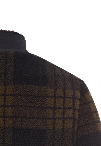 Sweatjacke mit Taschen dark brown