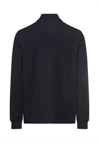 Sweatjacke mit verstellbarem Tunnelzug dark navy