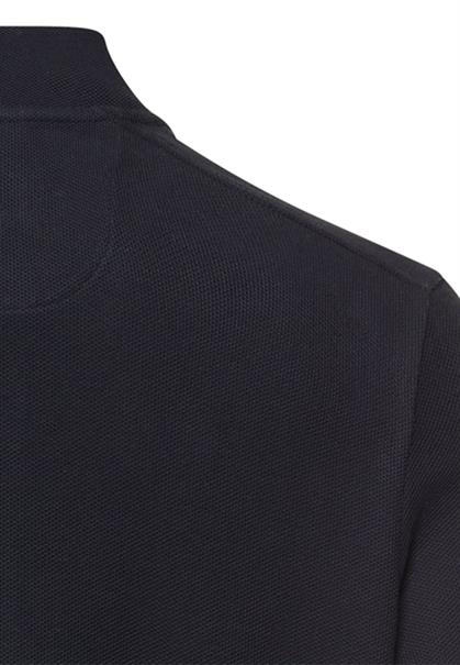Sweatjacke mit verstellbarem Tunnelzug dark navy
