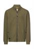 Sweatjacke mit verstellbarem Tunnelzug deep olive