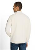 Sweatjacke mit Waffelstruktur gardenia white