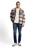 Sweatjacke mit Waffelstruktur gardenia white