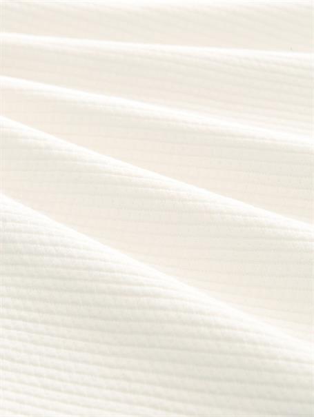 Sweatjacke mit Waffelstruktur gardenia white