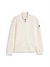 Sweatjacke mit Waffelstruktur gardenia white