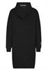 Sweatkleid black- white