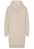 Sweatkleid light sand- white