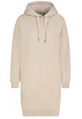 Sweatkleid light sand- white