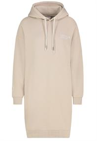 Sweatkleid light sand- white