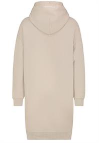 Sweatkleid light sand- white