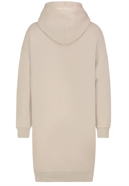 Sweatkleid light sand- white