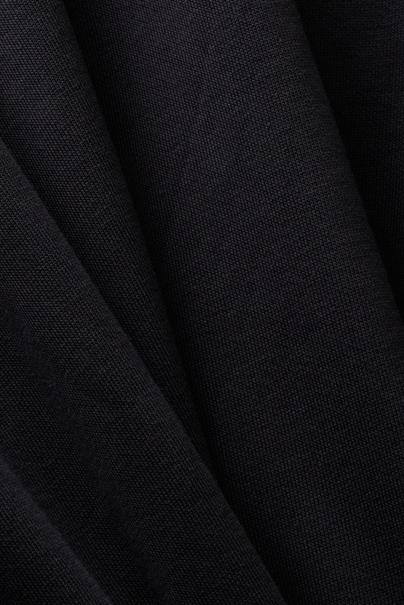 Sweatkleid mit Kapuze black