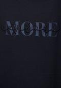 Sweatkleid mit Wordingprint dark vintage blue