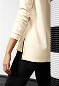 Sweatpullover mit Kapuze creamy beige