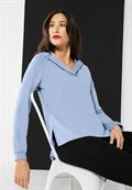 Sweatpullover mit Kapuze light lake blue