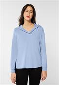 Sweatpullover mit Kapuze light lake blue