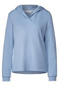 Sweatpullover mit Kapuze light lake blue