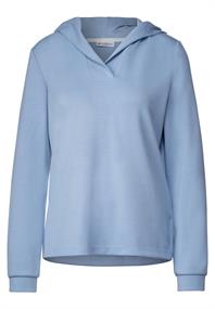 Sweatpullover mit Kapuze light lake blue