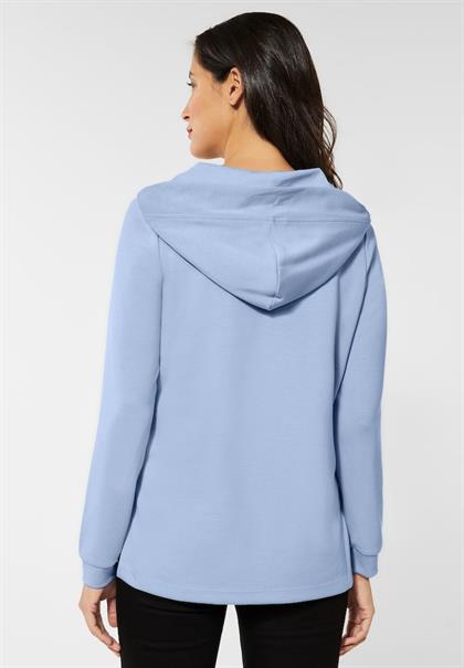Sweatpullover mit Kapuze light lake blue