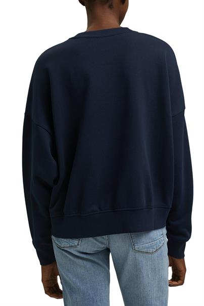 Sweatshirt aus 100% Bio-Baumwolle navy