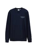 Sweatshirt aus Baumwolle sky captain blue