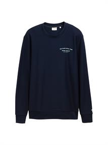Sweatshirt aus Baumwolle sky captain blue