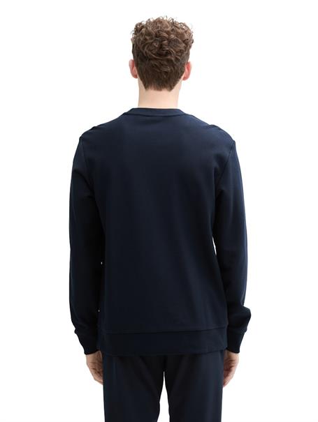 Sweatshirt aus Baumwolle sky captain blue