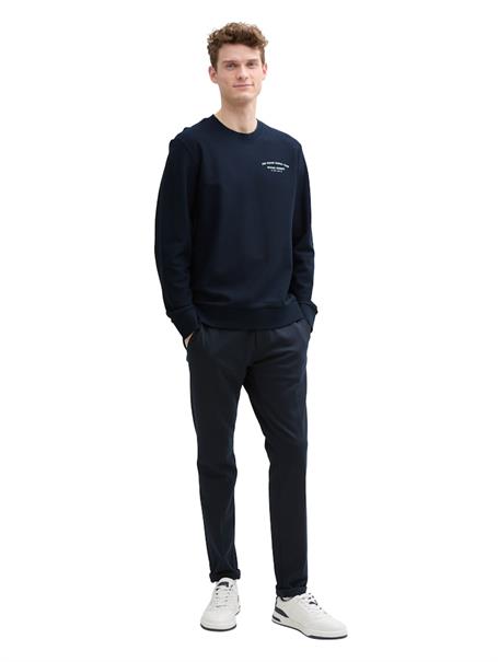 Sweatshirt aus Baumwolle sky captain blue