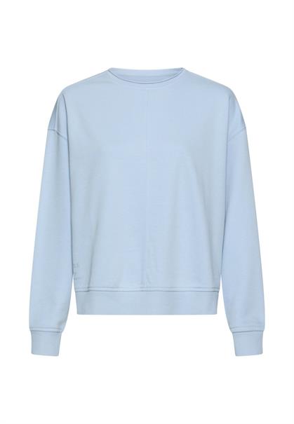Sweatshirt aus Baumwollgemisch soft blue