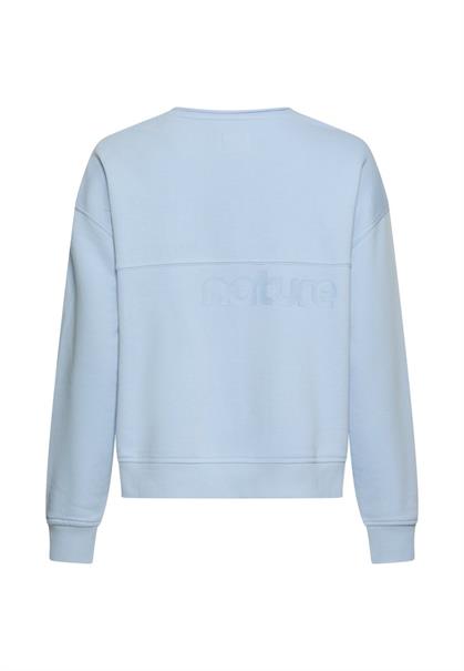 Sweatshirt aus Baumwollgemisch soft blue